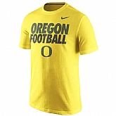 Oregon Ducks Nike Practice WEM T-Shirt - Yellow,baseball caps,new era cap wholesale,wholesale hats